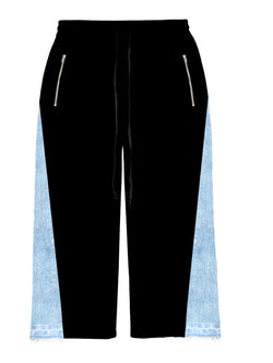 BOTTEGA DESIRES ROCKSTAR DENIM SWEATPANTS