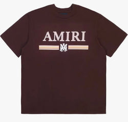 Amiri MA Bar Tee Brown