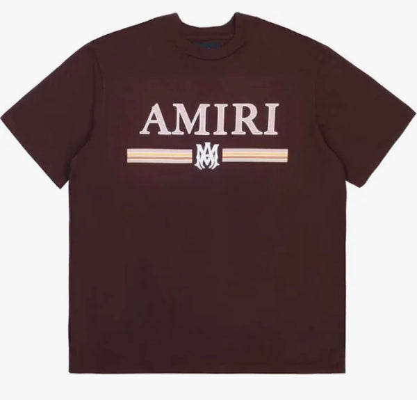 Amiri MA Bar Tee Brown
