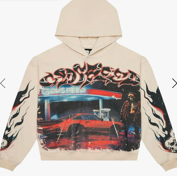 Godspeed Pit Stop Hoodie (Bone)