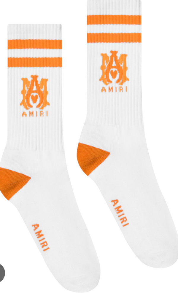 Amiri Orange Socks