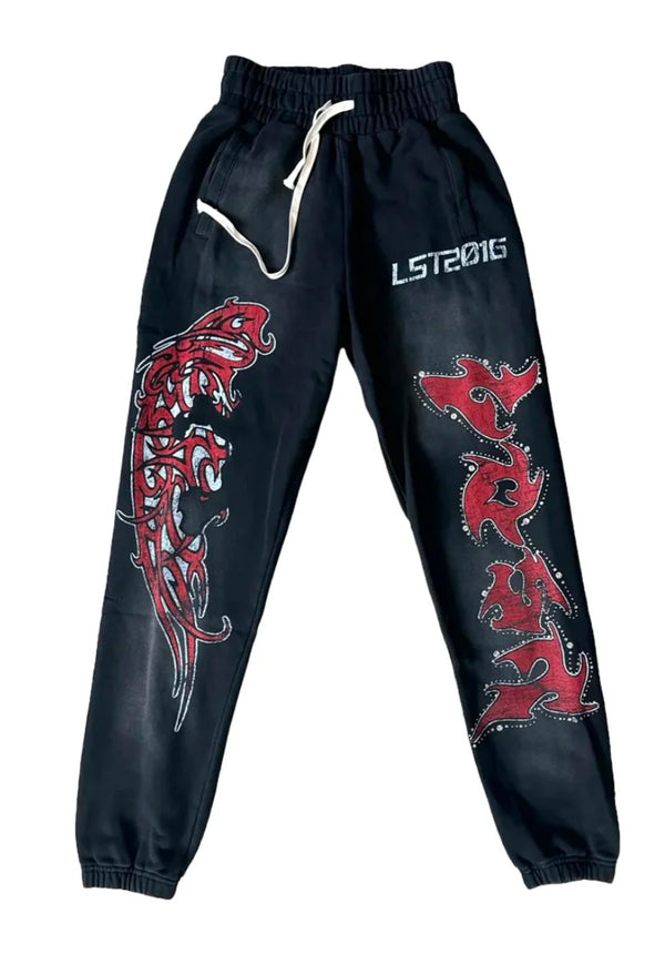 LOST INTRICACY Evil Wing Pants