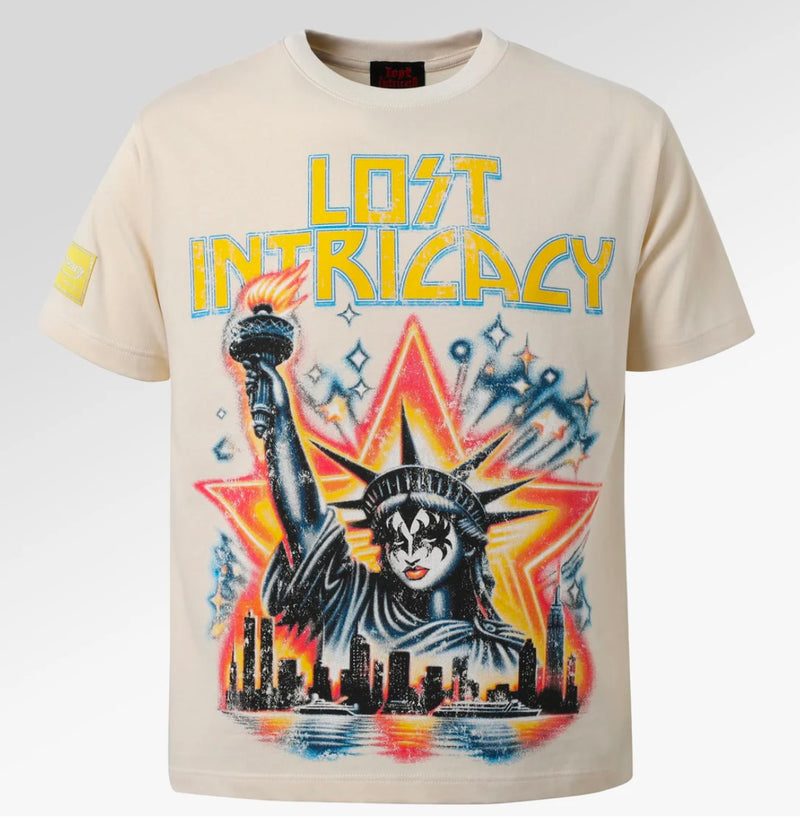 LOST INTRICACY Kiss NYC Plain T-Shirt