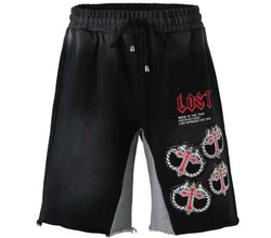 LOST INTRICACY Black/Red MITT Shorts
