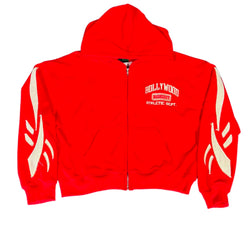 Hollywood Hideout Pep Rally Flame Zip red