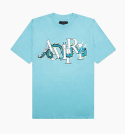 Amiri Lunar New Years Dragon Tee Blue