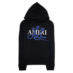 AMIRI
Snake Logo Hoodied Sweatshirt Black/blue