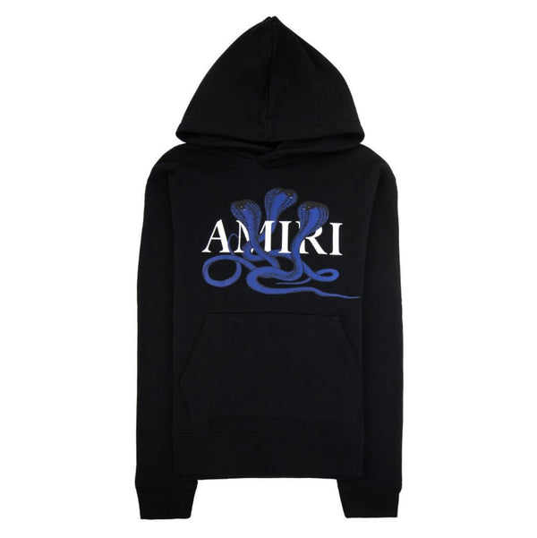 AMIRI
Snake Logo Hoodied Sweatshirt Black/blue