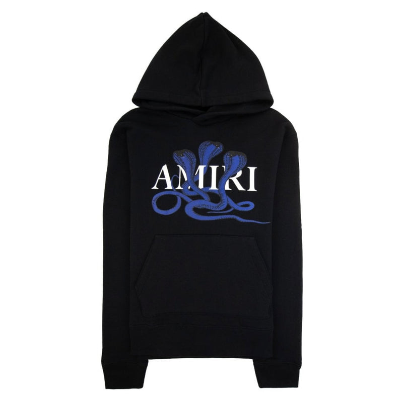 AMIRI
Snake Logo Hoodied Sweatshirt Black/blue