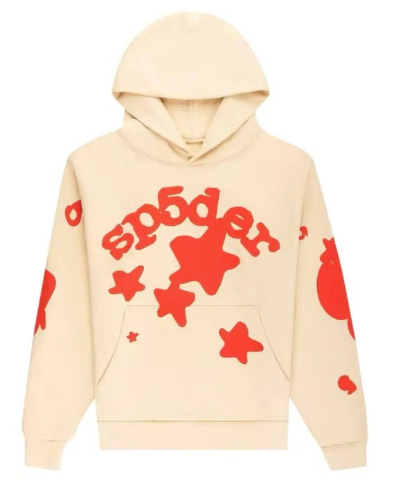 Sp5der Beluga Hoodie Cream