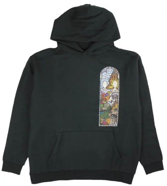 Who Decides War Stained Glass Hoodie 'Black'