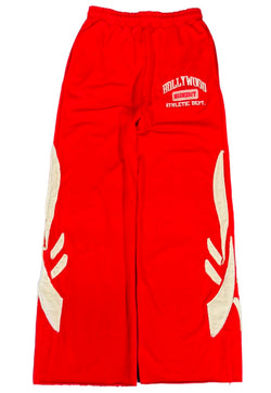 Hollywood Hideout Pep Rally Flame Sweats Red