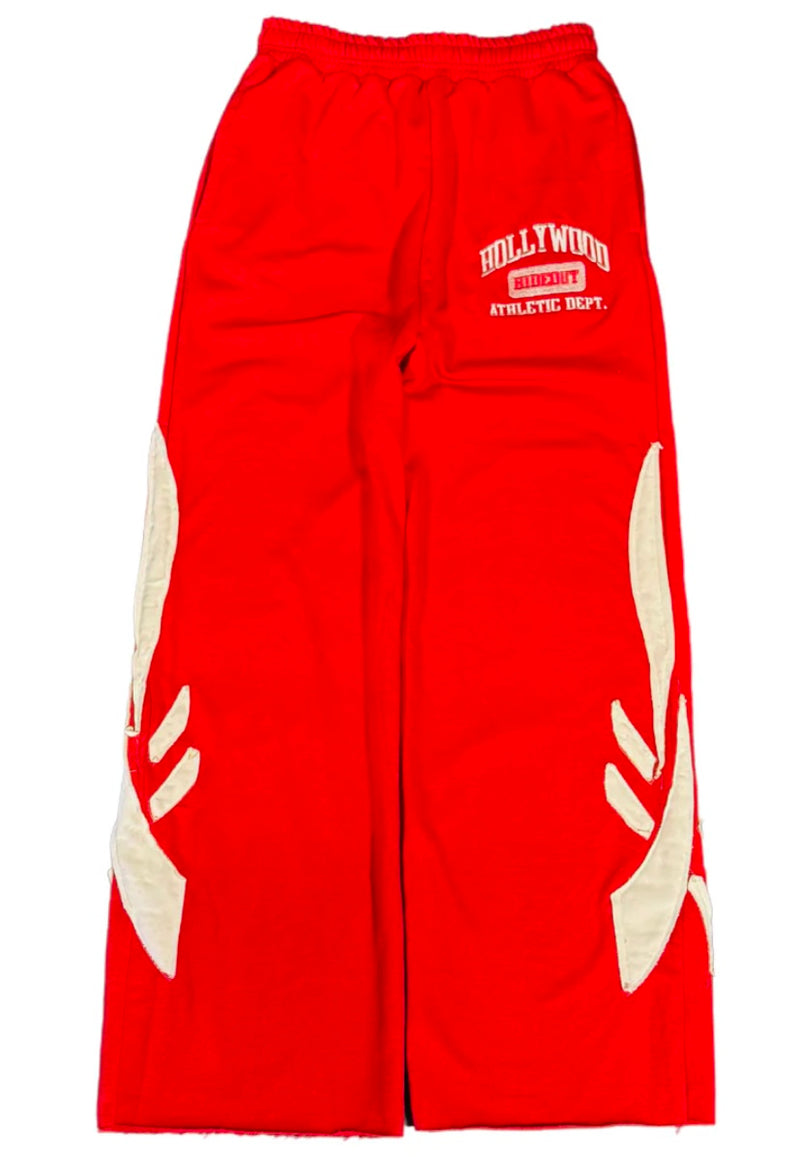 Hollywood Hideout Pep Rally Flame Sweats Red