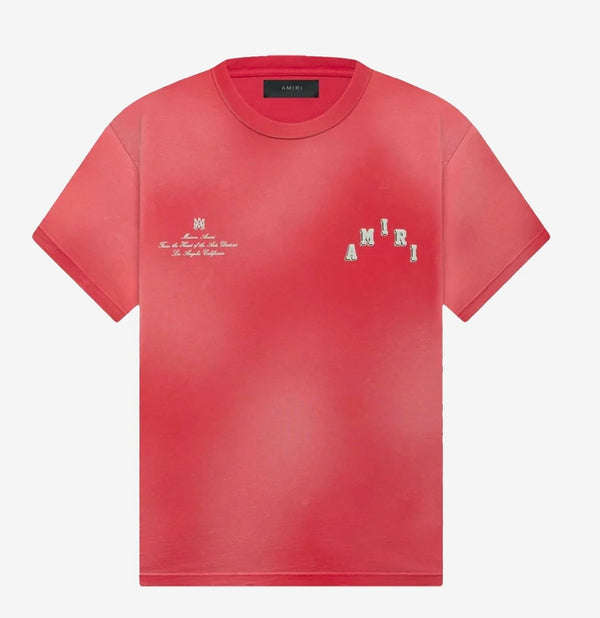 Amiri Collegiate Tee Red