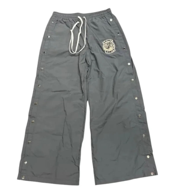 SAINT VANITY NYLON TRACK PANTS Grey