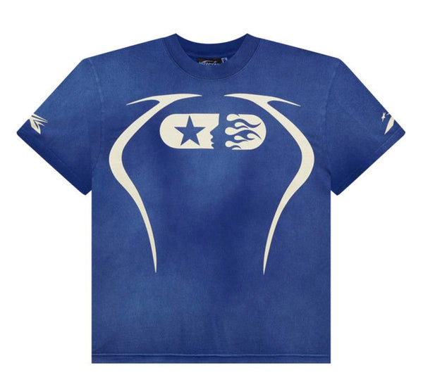 Hellstar warm Up Tee Blue