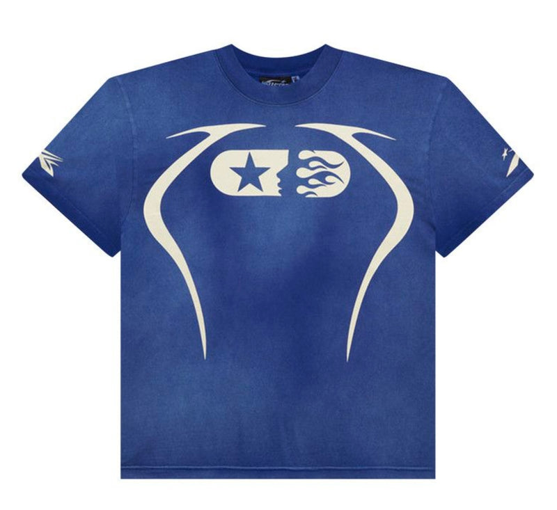 Hellstar warm Up Tee Blue