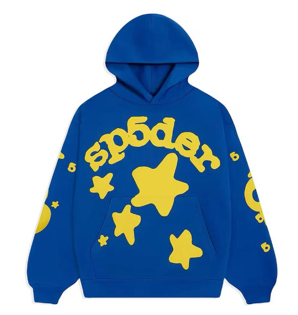 Sp5der Beluga Hoodie TC Blue