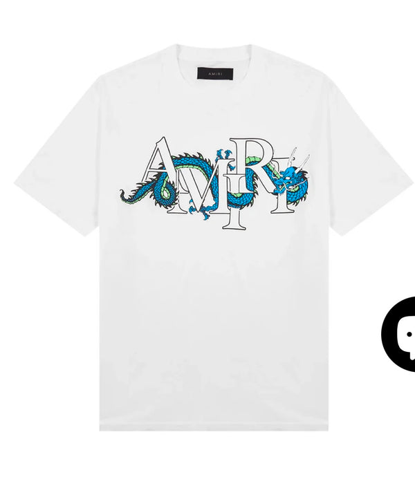 Amiri Lunar New Years Dragon Tee white