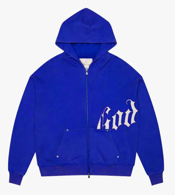 GODSPEED OG LOGO HOODIE BLUE