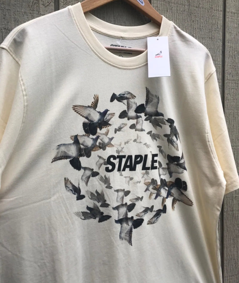 Staple Pigeon Shirt Brand New With Tag Cream Beige Large