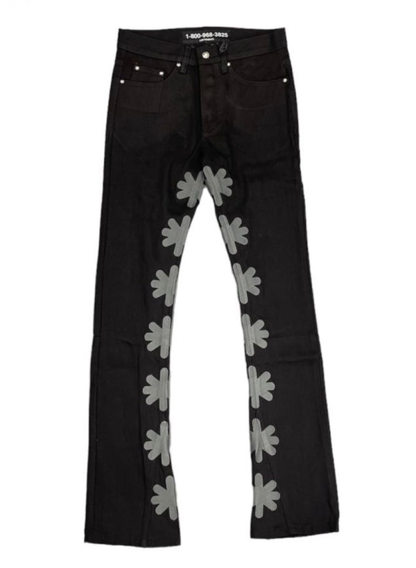 Lost shdws Leather Pant Black/Gray