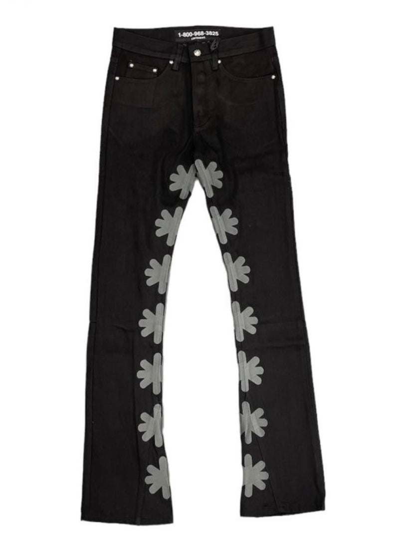 Lost shdws Leather Pant Black/Gray