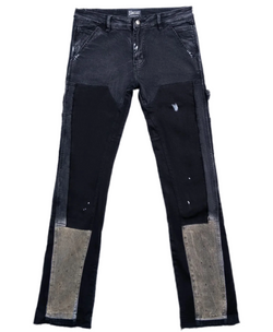 Triple Sevens X Sniper Gang Flared Denim Black