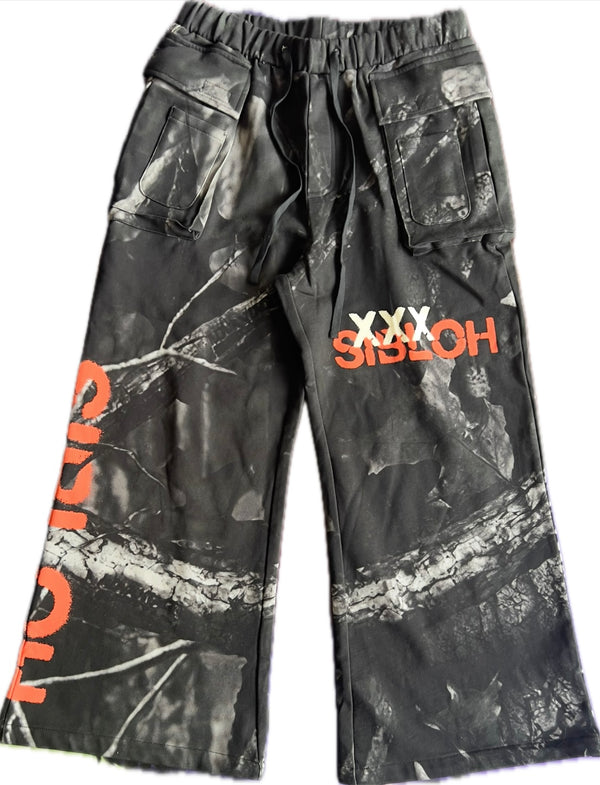 Sibloh Black/Red Sweats