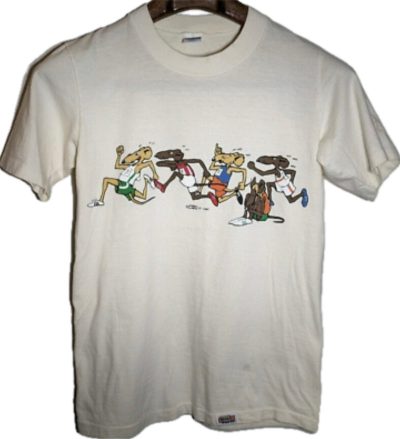 GV Gallery Raspberry Rat Race Off White Tshirt
