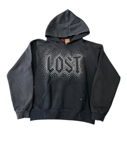 LOST INTRICACY Gray Inverse Hoodie