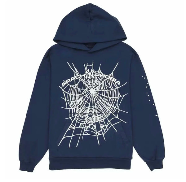 Sp5der Arach NY Phobia Tracksuit
Navy - Spider Hoodie