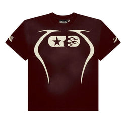 Hellstar warm up tee brown