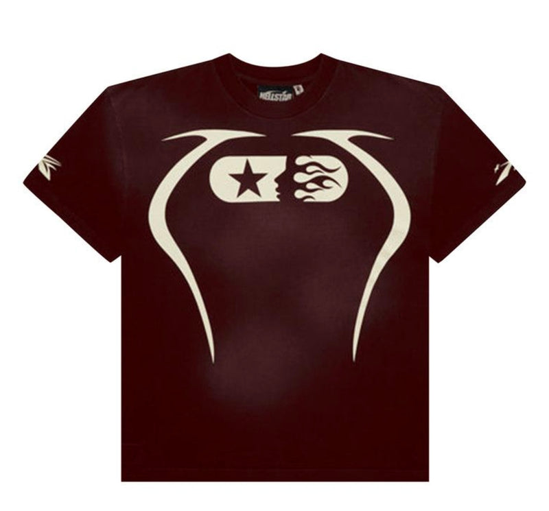 Hellstar warm up tee brown