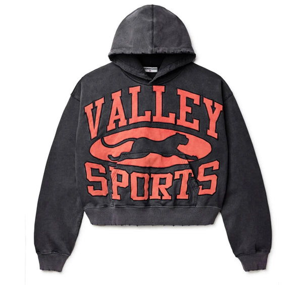 Vale Forever Black Crest Pullover Hoodie