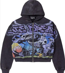 Vale Sports Raven Zip Up Hoodie