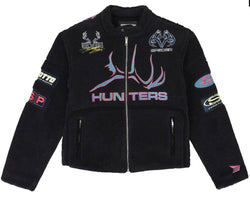 Sp5der Black Sherpa Hunter Moto Jacket