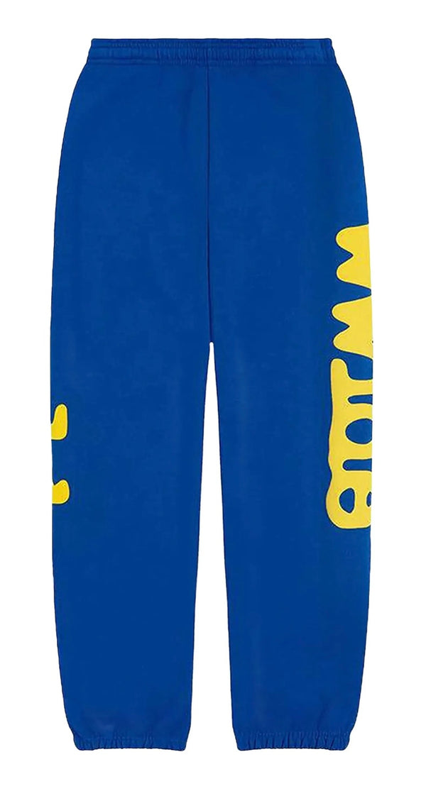 sp5der Blue Beluga Sweatpants