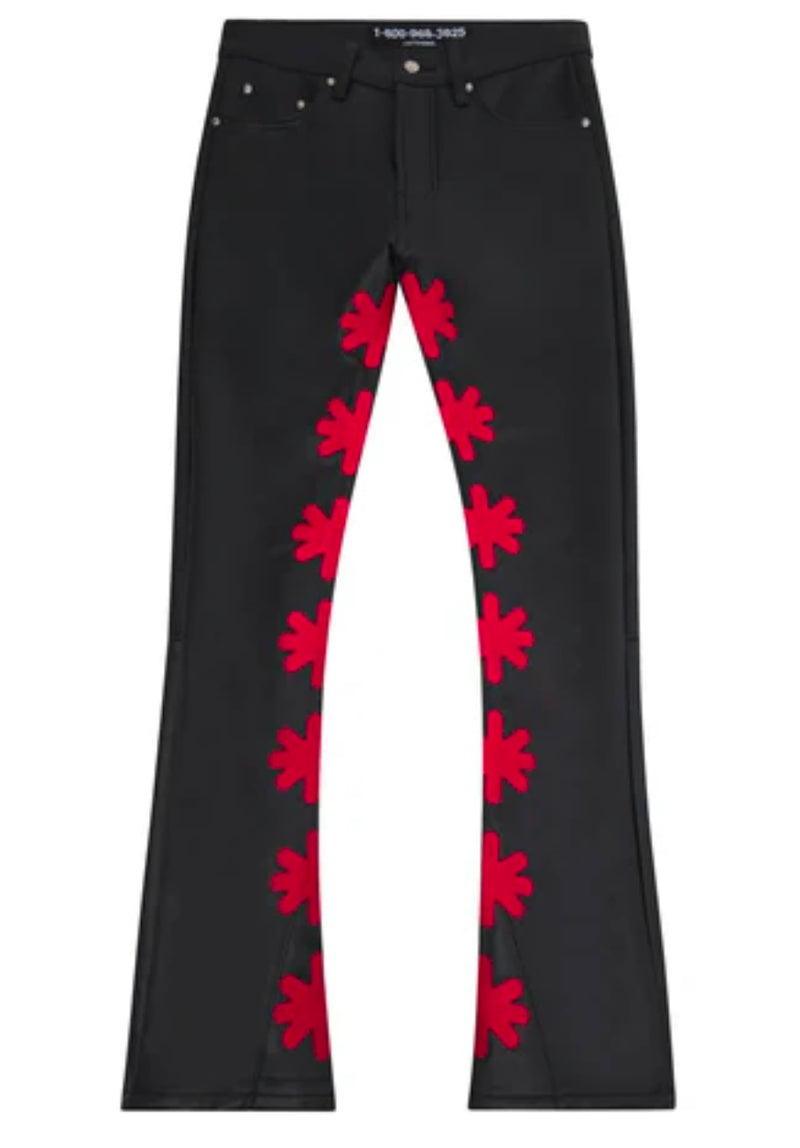 Lost shdws Wax Pant Black/Red