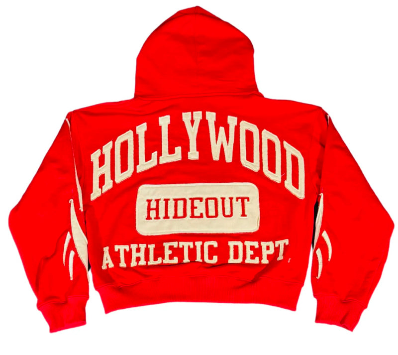Hollywood Hideout Pep Rally Flame Zip red