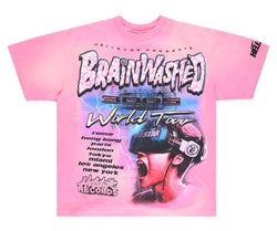 Hellstar Brainwashed T-Shirt 'Pink'