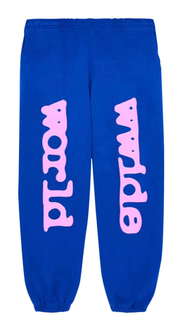 Sp5der Beluga Sweatpants 'Blue'