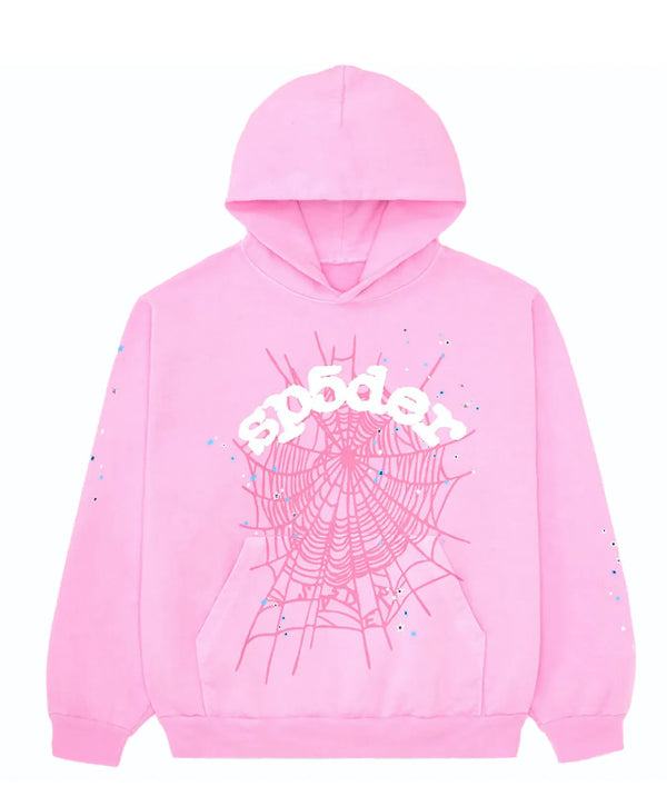 Spider OG Web Hoodie Pink
