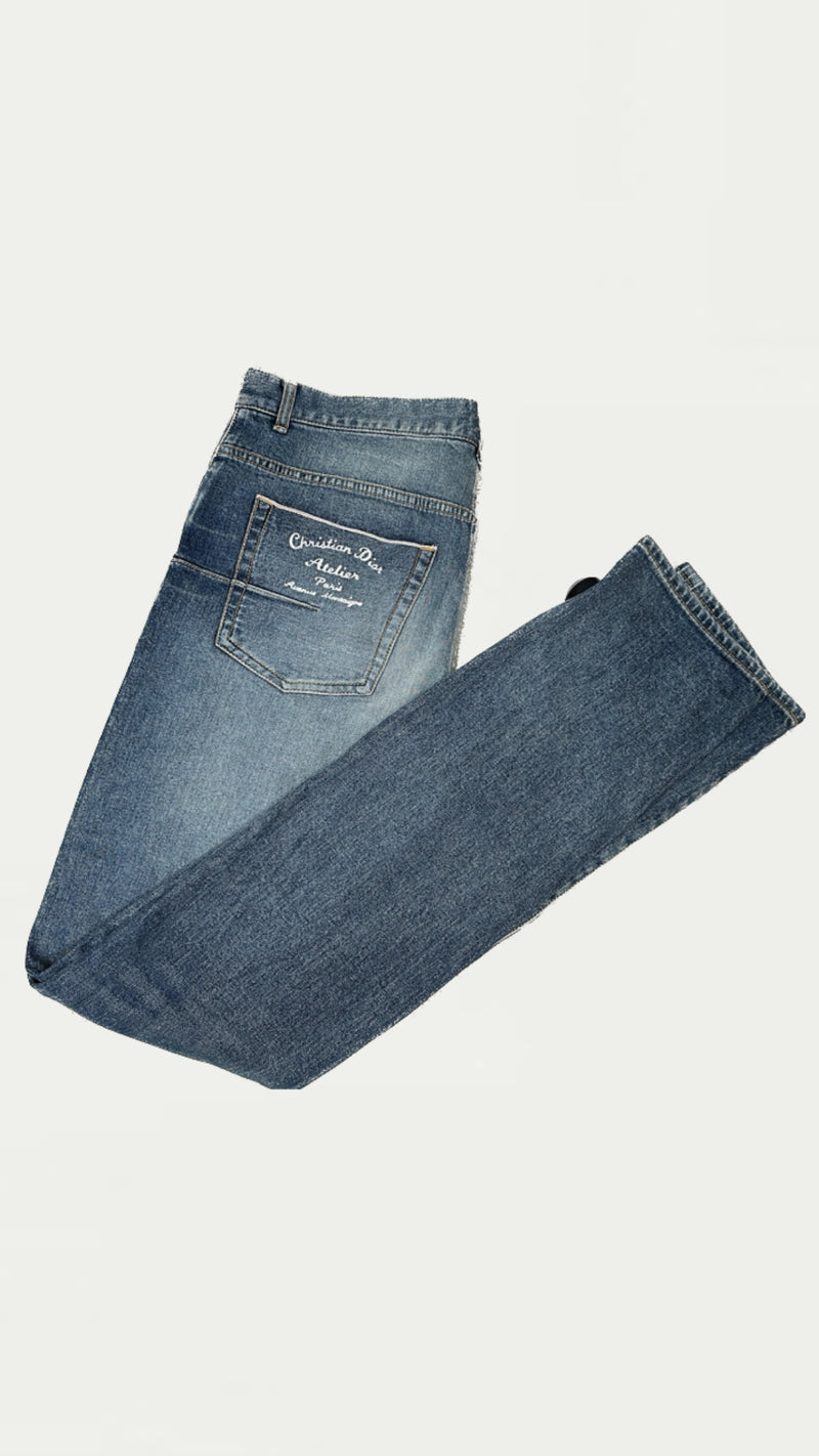 Dior Jeans Back Pocket Design