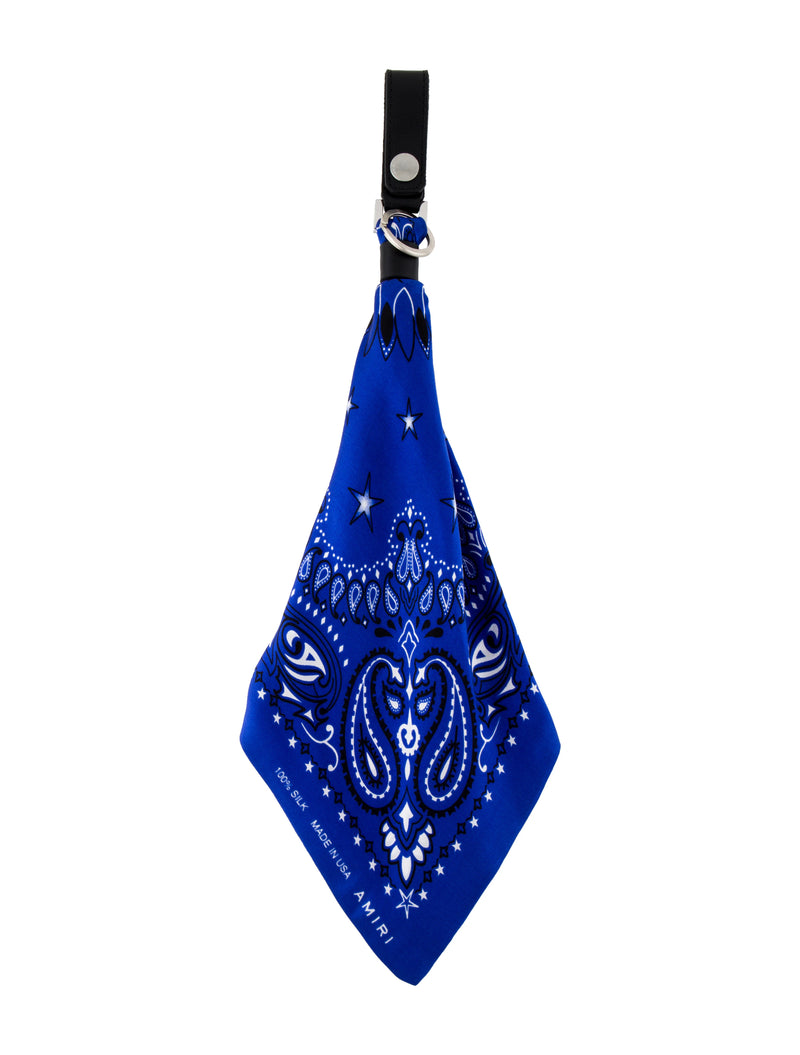 Amiri Bandana Keychain Blue
