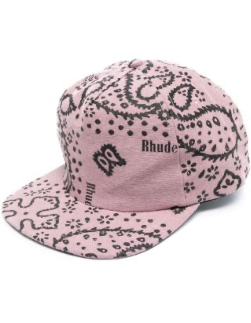 Rhude Pink Paisley Hat
